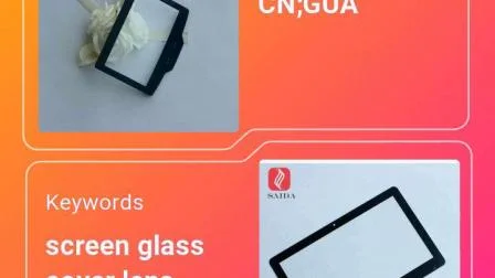 Ar-Beschichtung, hochauflösendes und durchlässiges Touchscreen-Abdeckungsglas, gehärtetes Glas mit schwarzem Randdruck